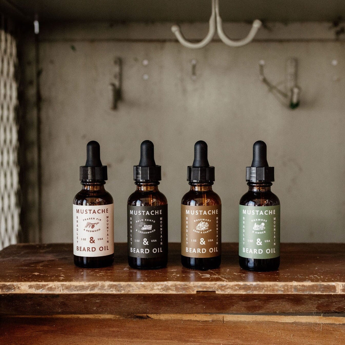 Mustache & Beard Oil - Fraser Fir & Redwood Bradley Mountain 