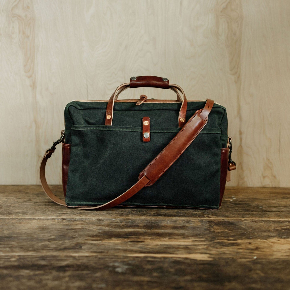 Courier Briefcase - Forest Bradley Mountain 