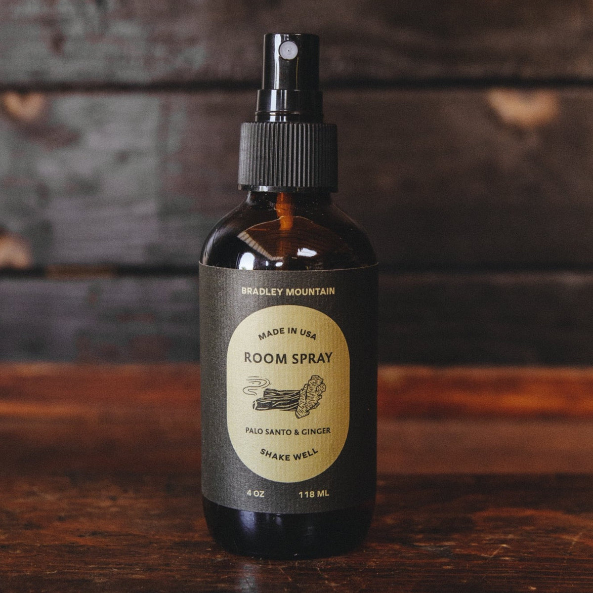 Palo Santo & Ginger Room Spray Bradley Mountain 