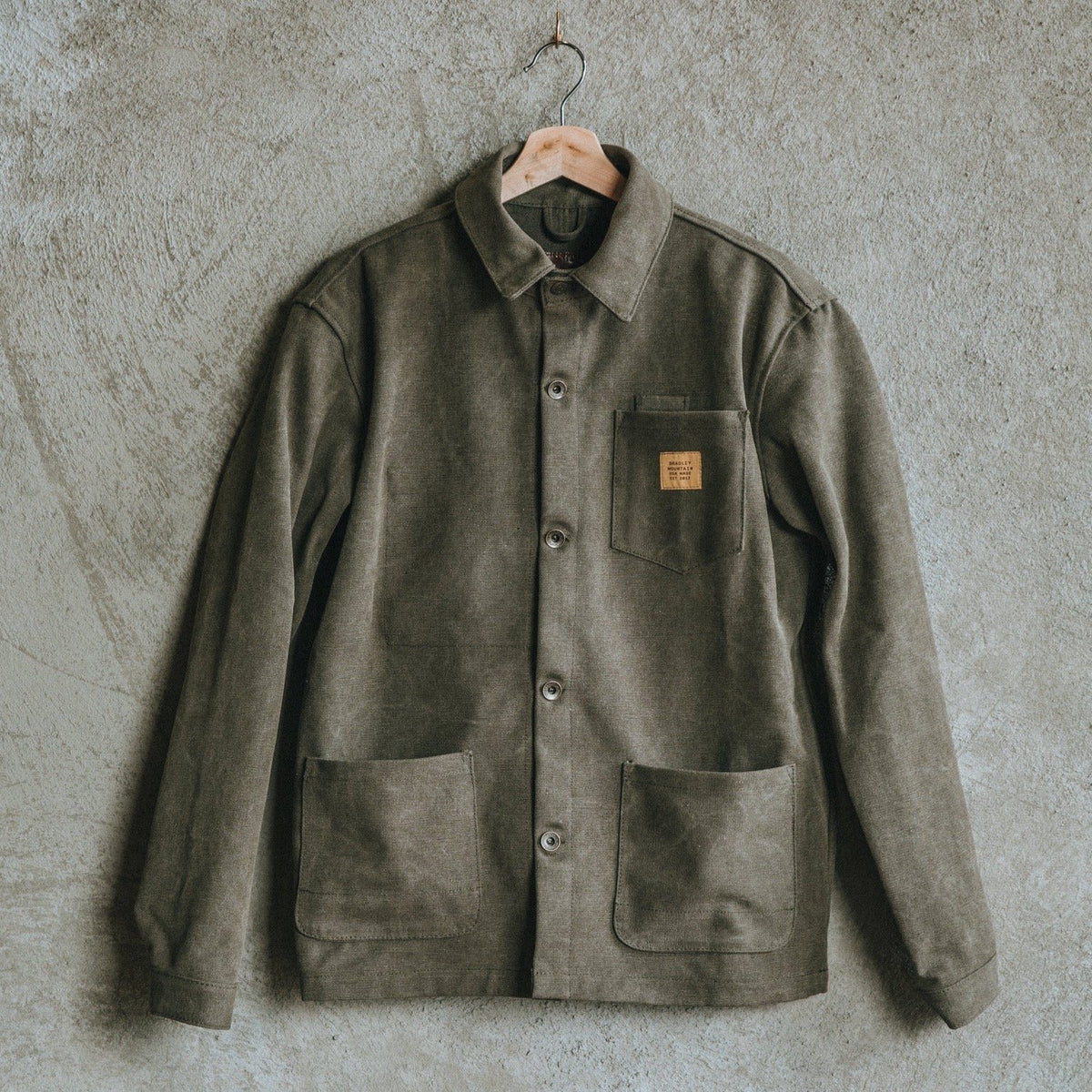 Edison Chore Coat - Stone Washed Olive Bradley Mountain 