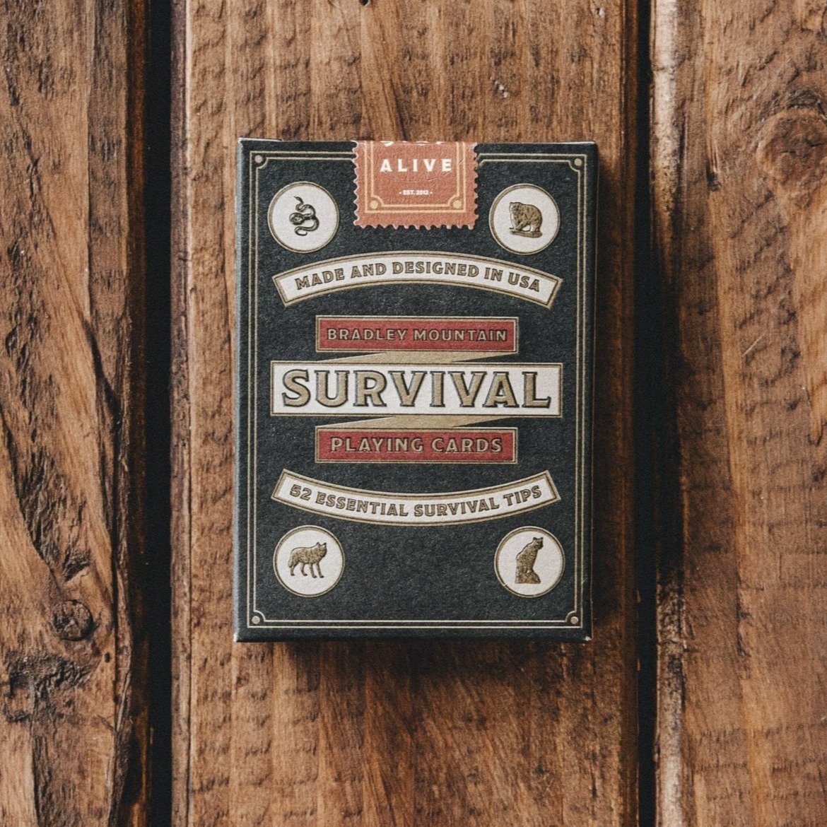Survival Playing Cards Bradley Mountain 