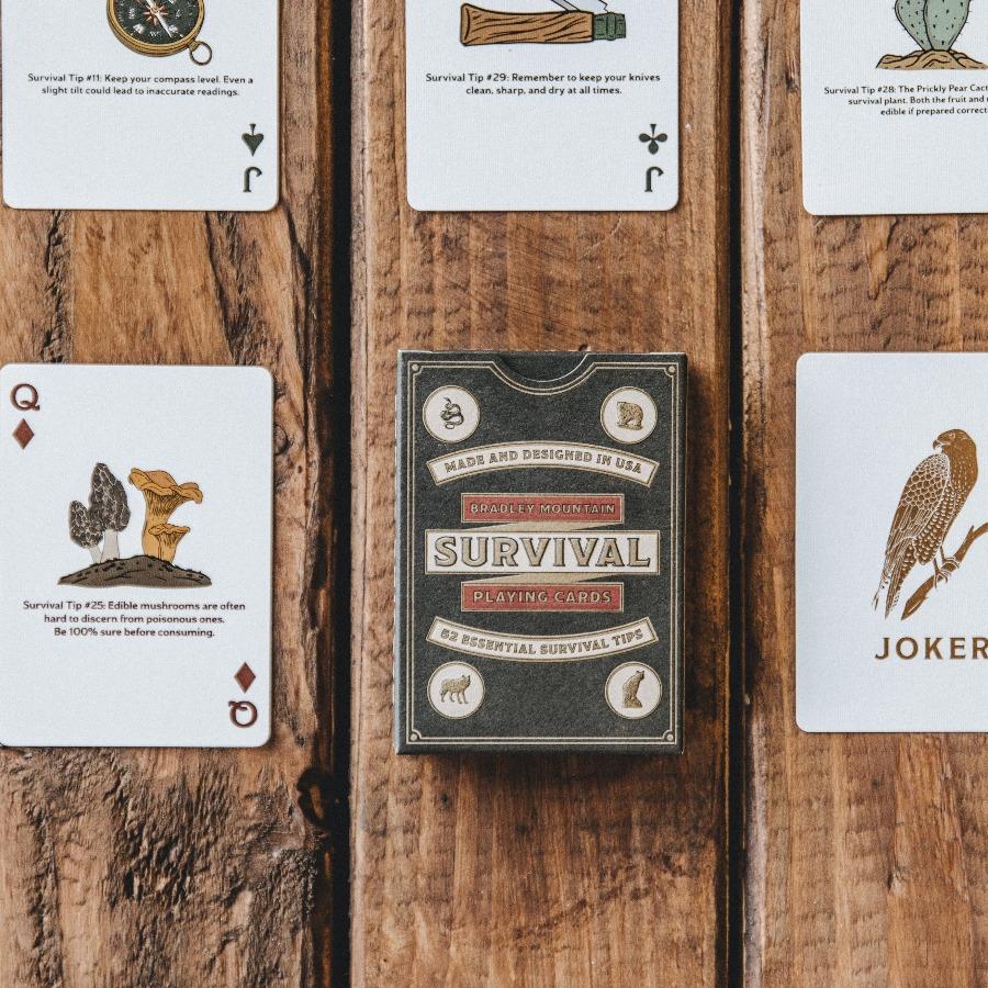 Survival Playing Cards Bradley Mountain 